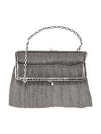 FRENCH, BELLE ÉPOQUE, PLATINUM AND DIAMOND PURSE