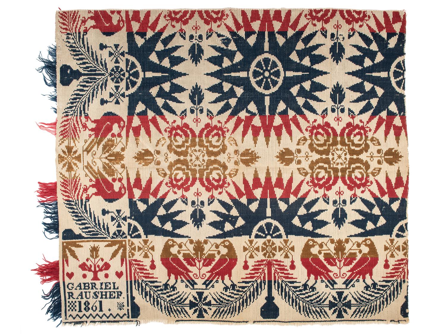 An American Needlework Alphabet and Verse Sampler Wrought by Minerva Scott