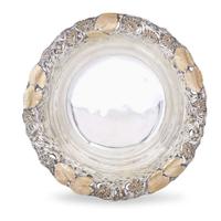 Sterling silver and 14k gold center bowl Bigelow, Kennard & Co., Boston, MA, circa 1885
