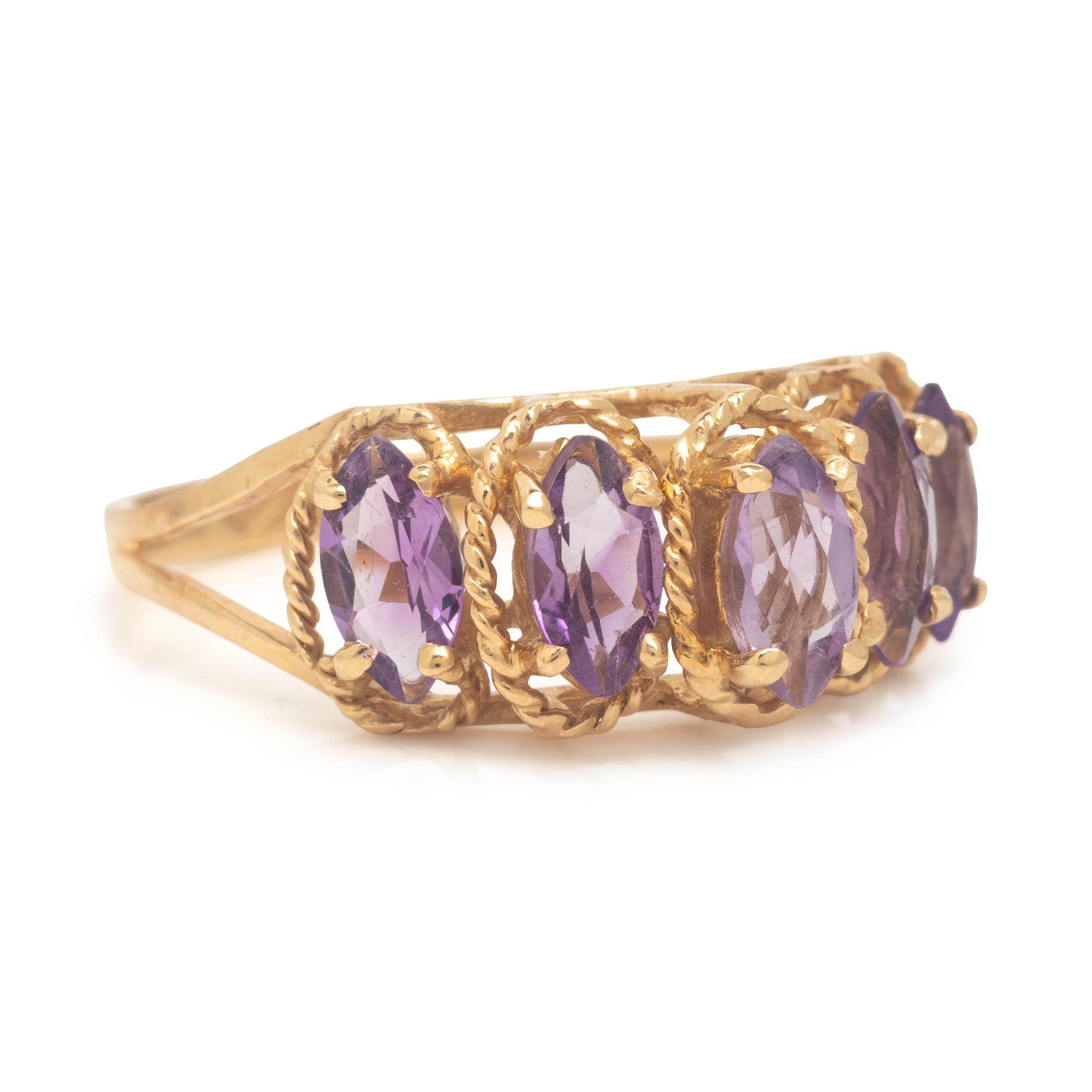 Collection of Four Gemstone Rings