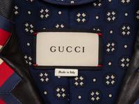 Gucci, Embellished Leather "Blind for Love" Blazer