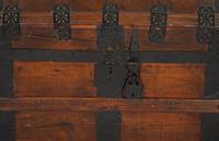 A Continental Metal-Mounted Pine Trunk