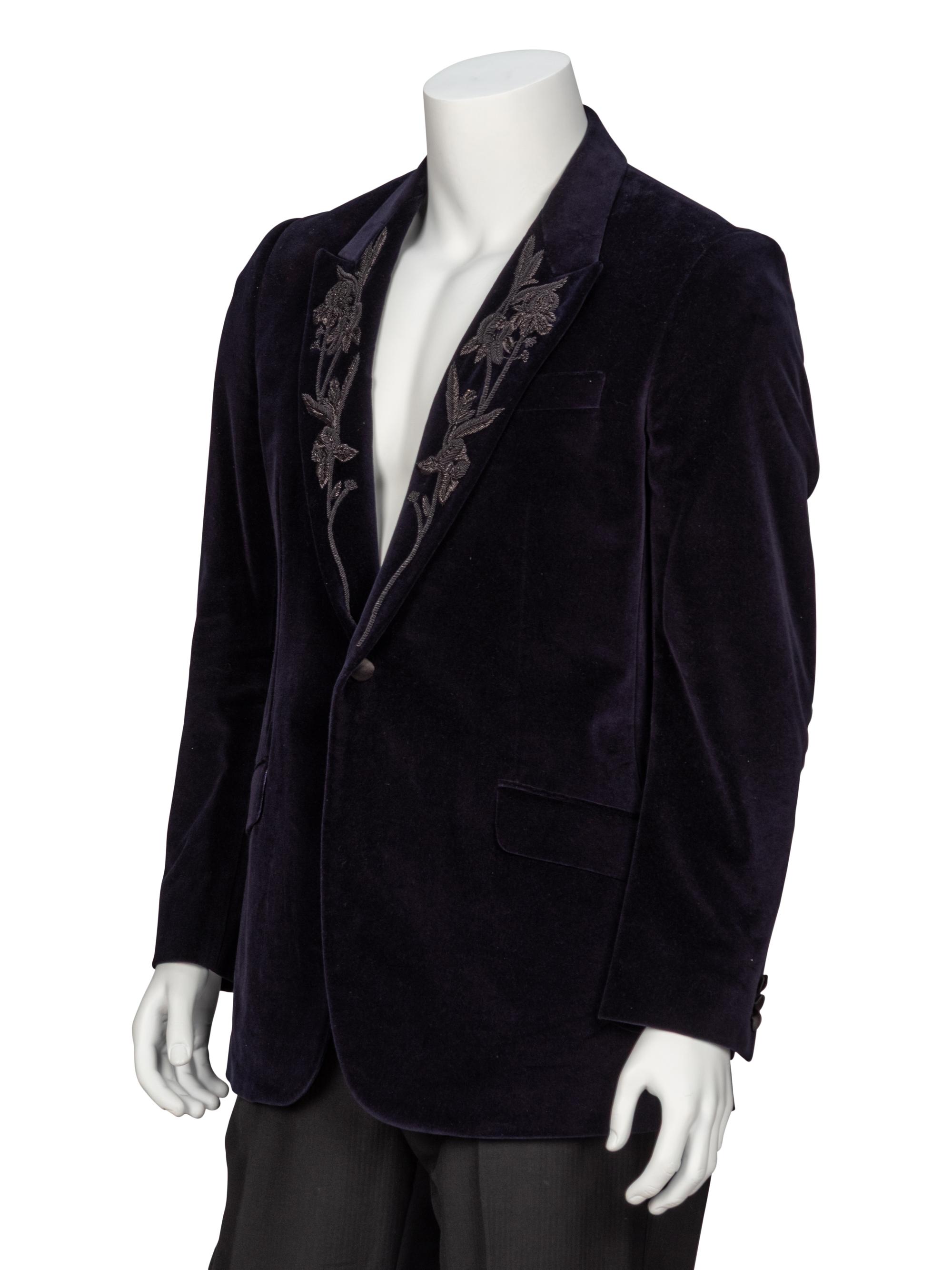 Alexander McQueen, Velvet Embellished Blazer