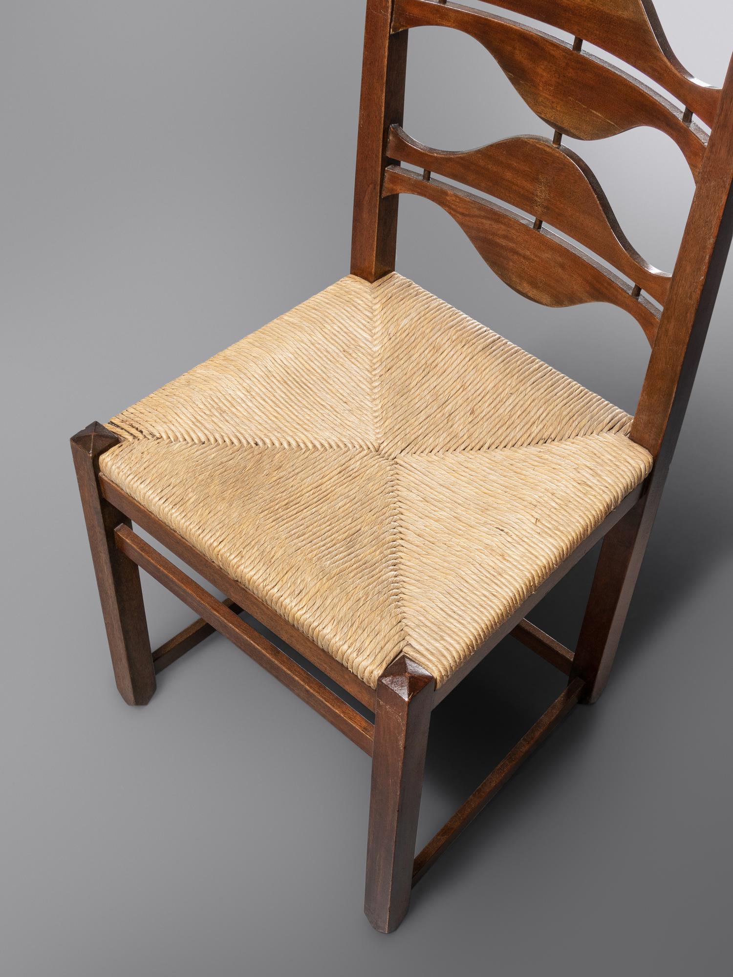 Set of Eight Dining Chairs Spain, c. 1964