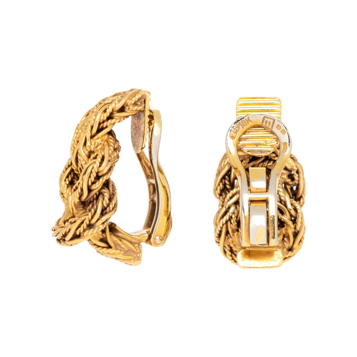 BOUCHERON, YELLOW GOLD SET