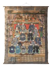 Three Chinese Ancestor Paintings