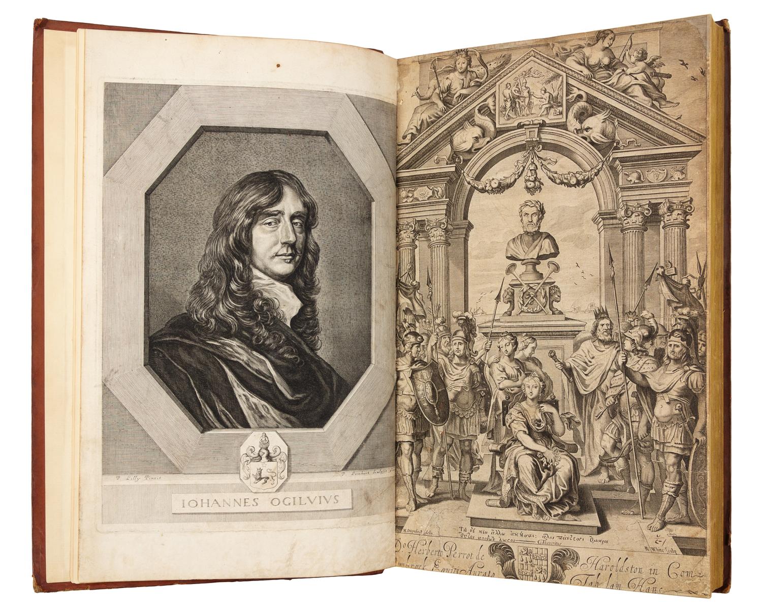 HOMER. -- John OGILBY, translator. Homer his Iliads Translated, Adorn'd with Scuplture. London: Thomas Roycroft, 1660.
