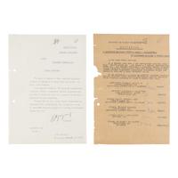 [Soviet Union]. Khrushchev, Nikita (1894-1971). An archive of 18 documents, letters and telegrams, dating from tenure as First Secretary of the Communist Party of Ukraine, 1944-1949.