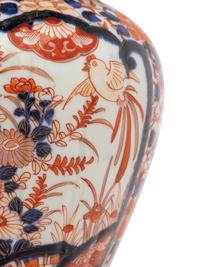A Pair of Imari Palette Porcelain Jars