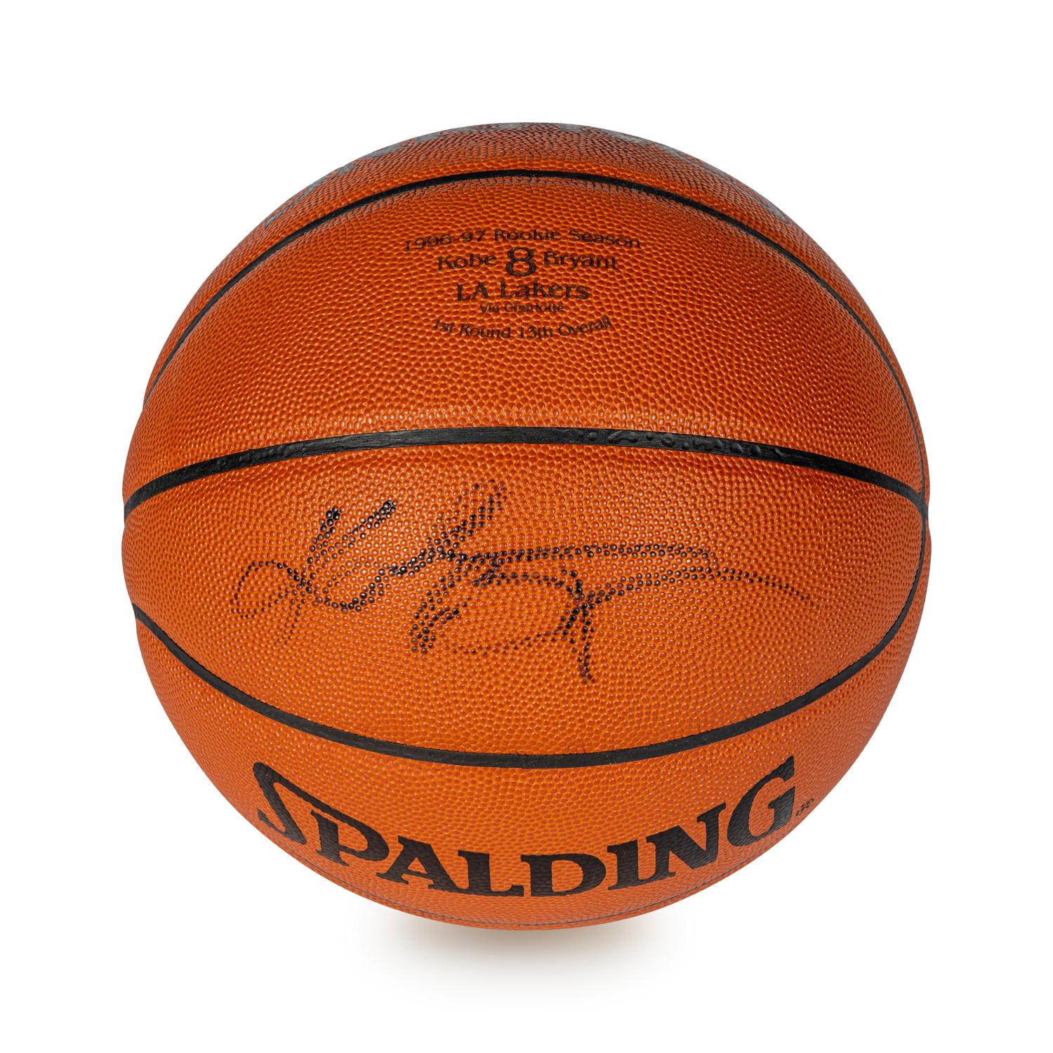 An Extraordinary Kobe Bryant Full Name Signed Autograph Official NBA Basketball (PSA Certified Authentic),