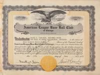 A Group of Assorted Vintage Professional Baseball Stock Certificates,