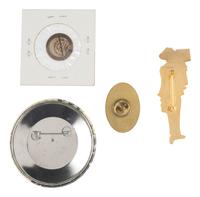[WOMEN'S SUFFRAGE]. A collection of items belonging to women's rights activist Mariwyn Heath, incl. "Votes for Women" pennant, Veteran Feminists Medal of Honor, pinbacks, buttons, & pewter figures.