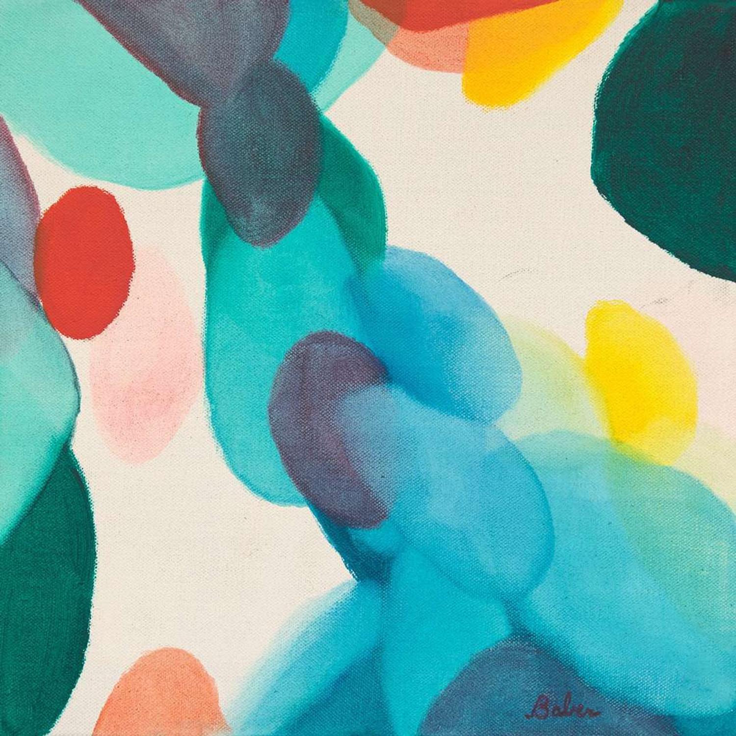 Alice Baber (American, 1928-1982) - Blue Float