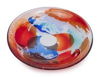 A Giuliano Tosi Murano Glass Charger