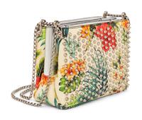Christian Louboutin, Floral-Print Spiked Handbag
