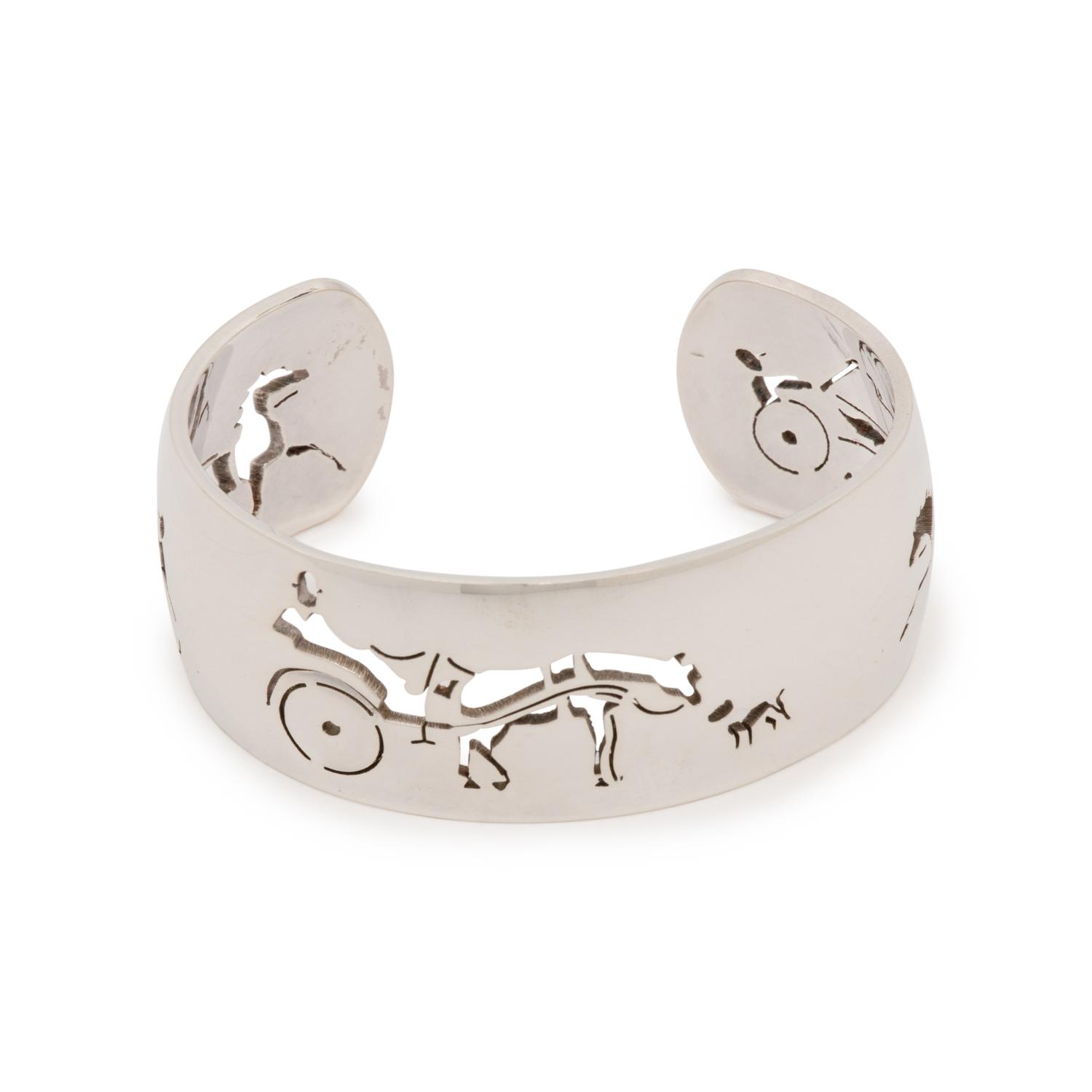 Hermès Sterling Silver Cuff Bracelet