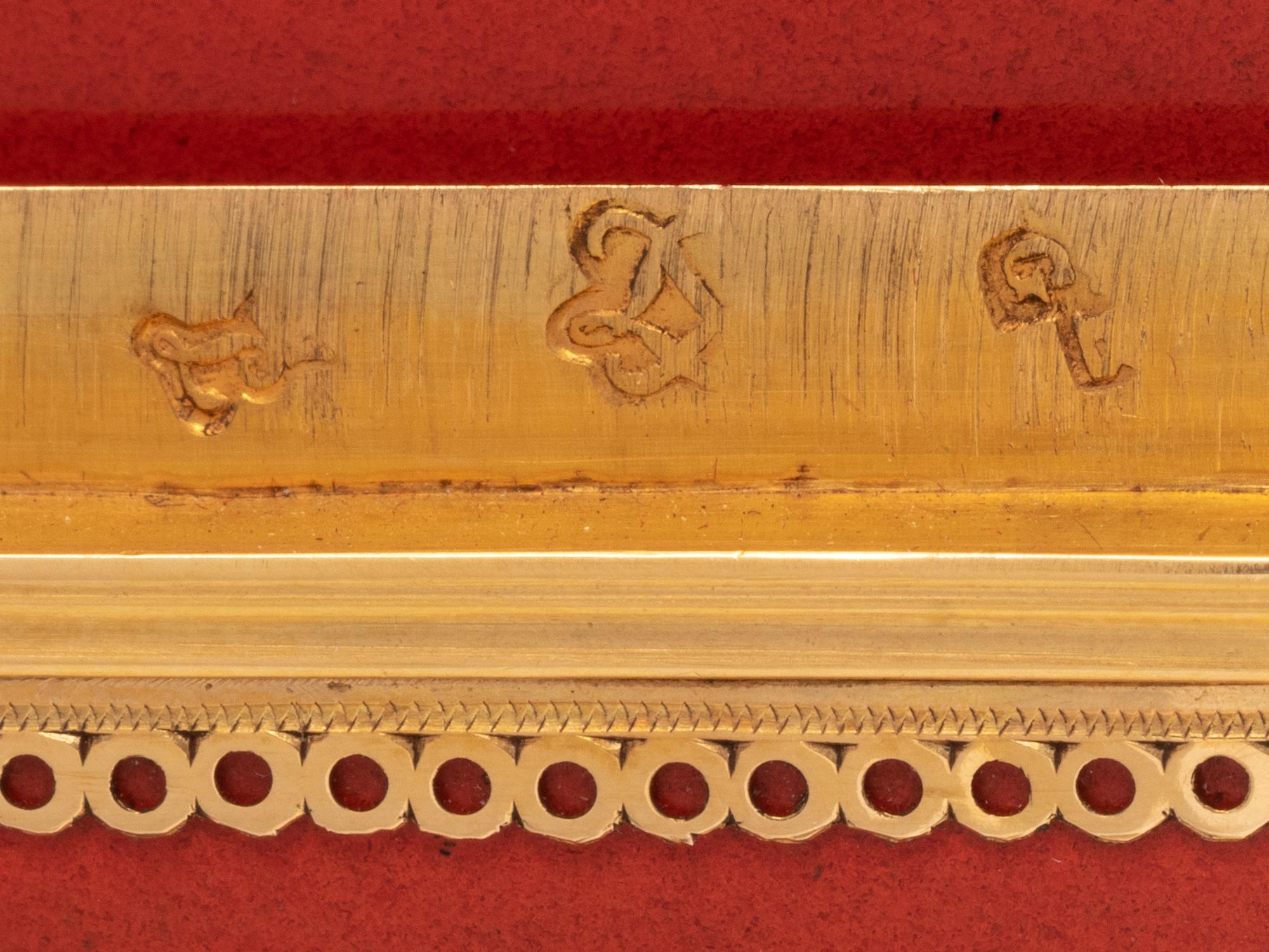 A Louis XVI Gold, Lacquer and Enamel-Mounted Nécessaire