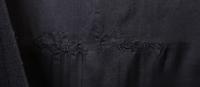 A Rick Owens Black Wool Asymmetrical Wrap Coat, No size.