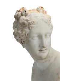 An Italian Marble Bust of Venus Italica