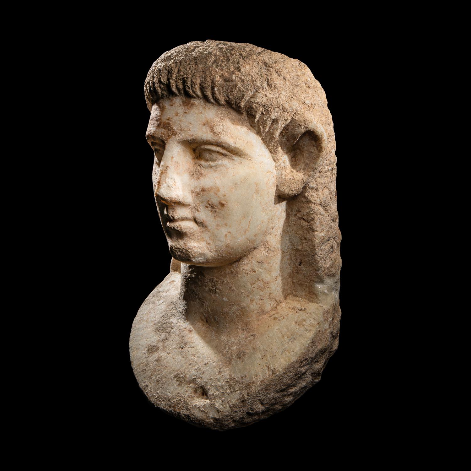 A Roman Marble Bust of a Youth