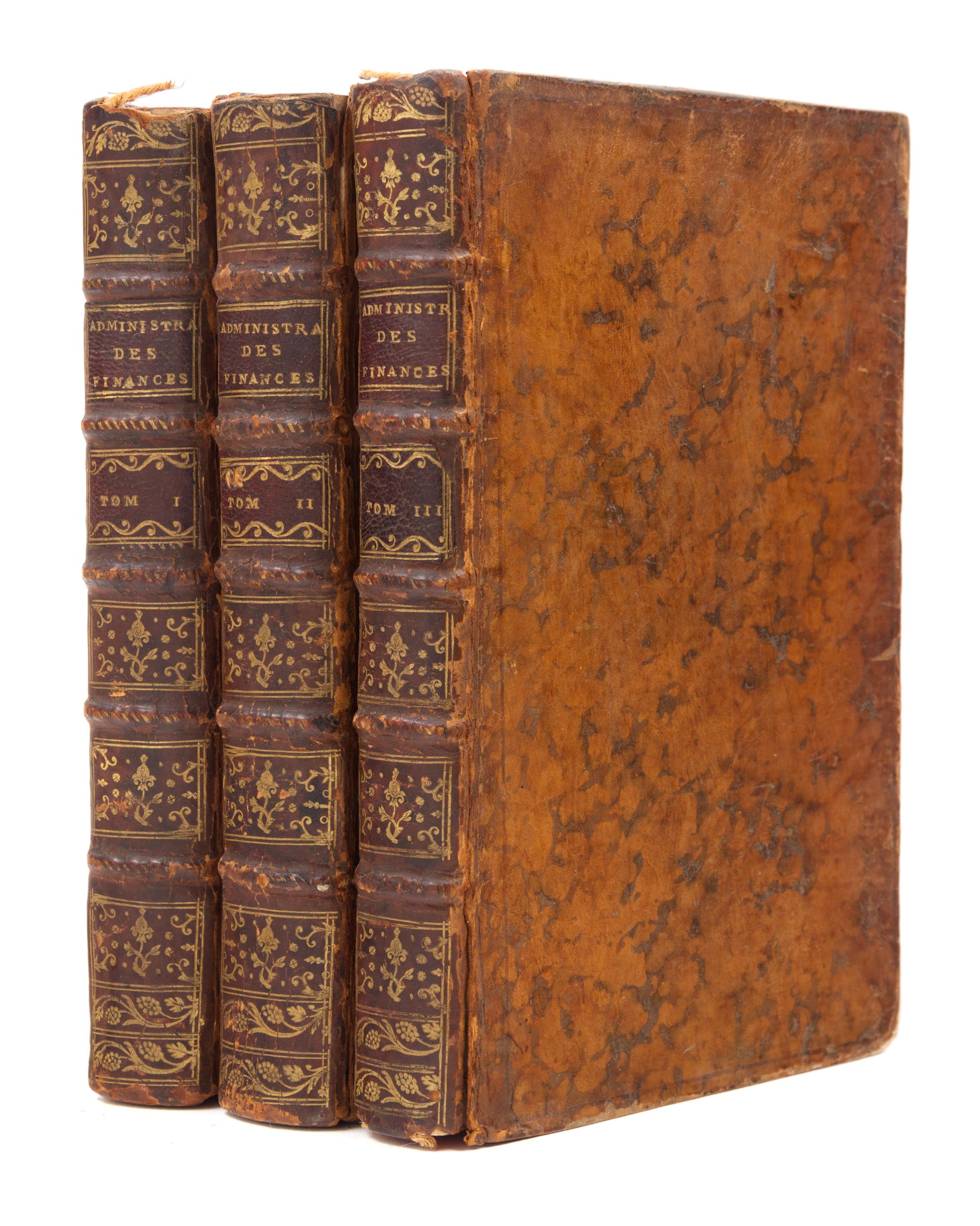 NECKER, Jacques (1732-1804). De L'Administration des Finances de la France. [Paris:] n.p., 1784.