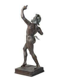 A Continental Bronze Figure of the Faun of Pompeii