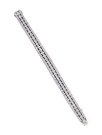 DIAMOND AND SYNTHETIC SAPPHIRE BRACELET