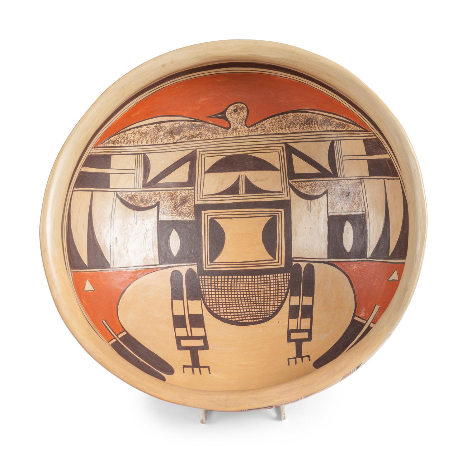 Polychrome Pottery Bowl