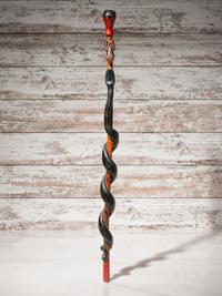 Sioux Carved Zoomorphic Staff