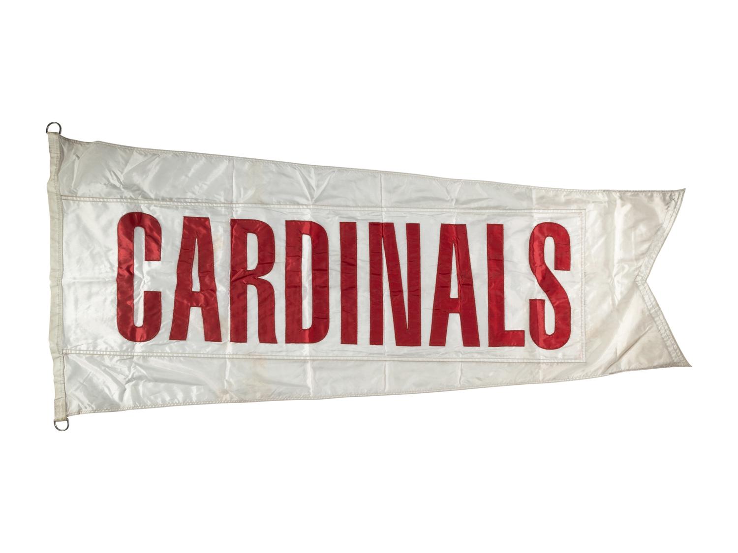 A St. Louis Cardinals Pennant / Flag Flown at Wrigley Field