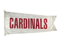 A St. Louis Cardinals Pennant / Flag Flown at Wrigley Field