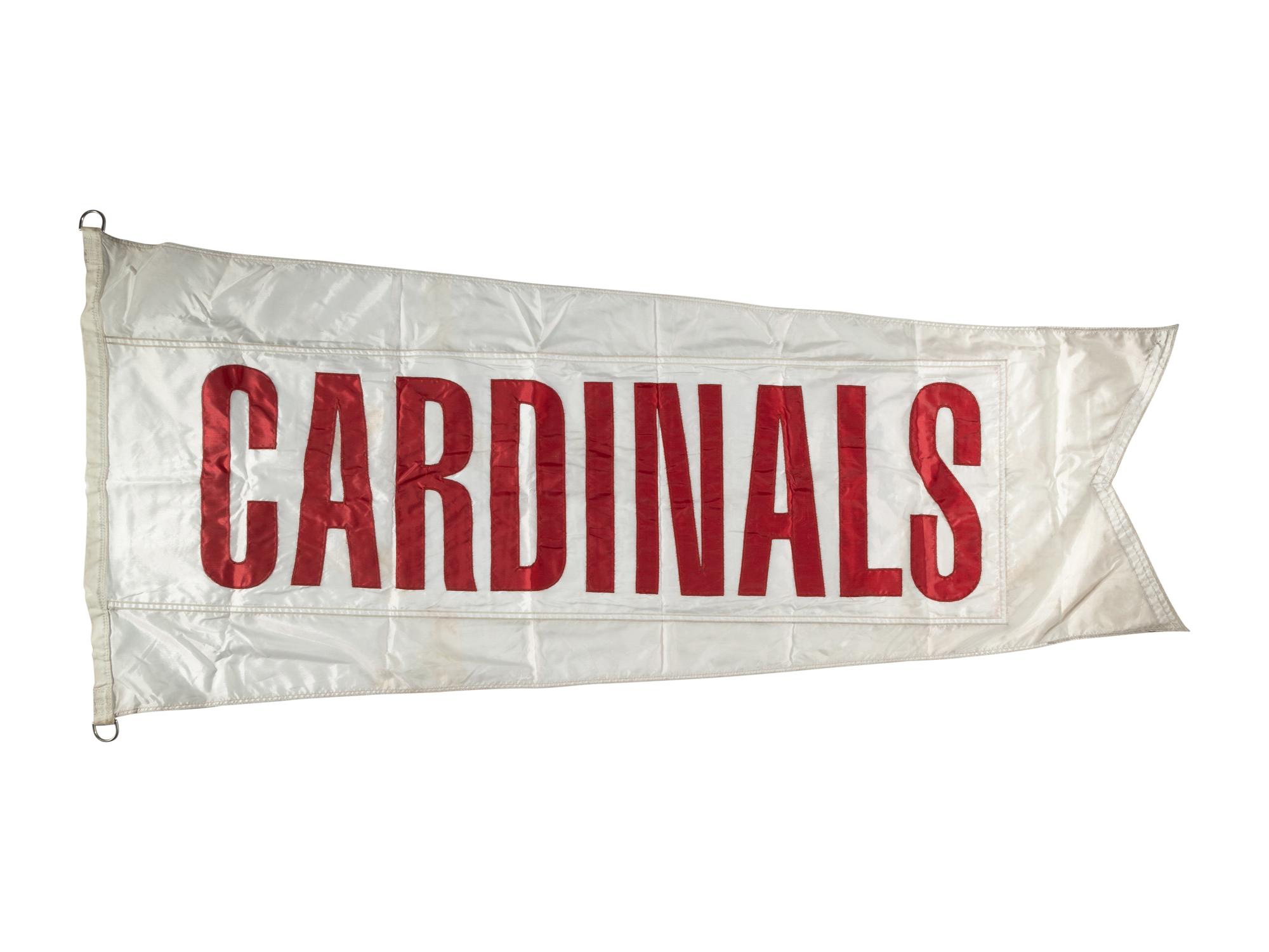 A St. Louis Cardinals Pennant / Flag Flown at Wrigley Field