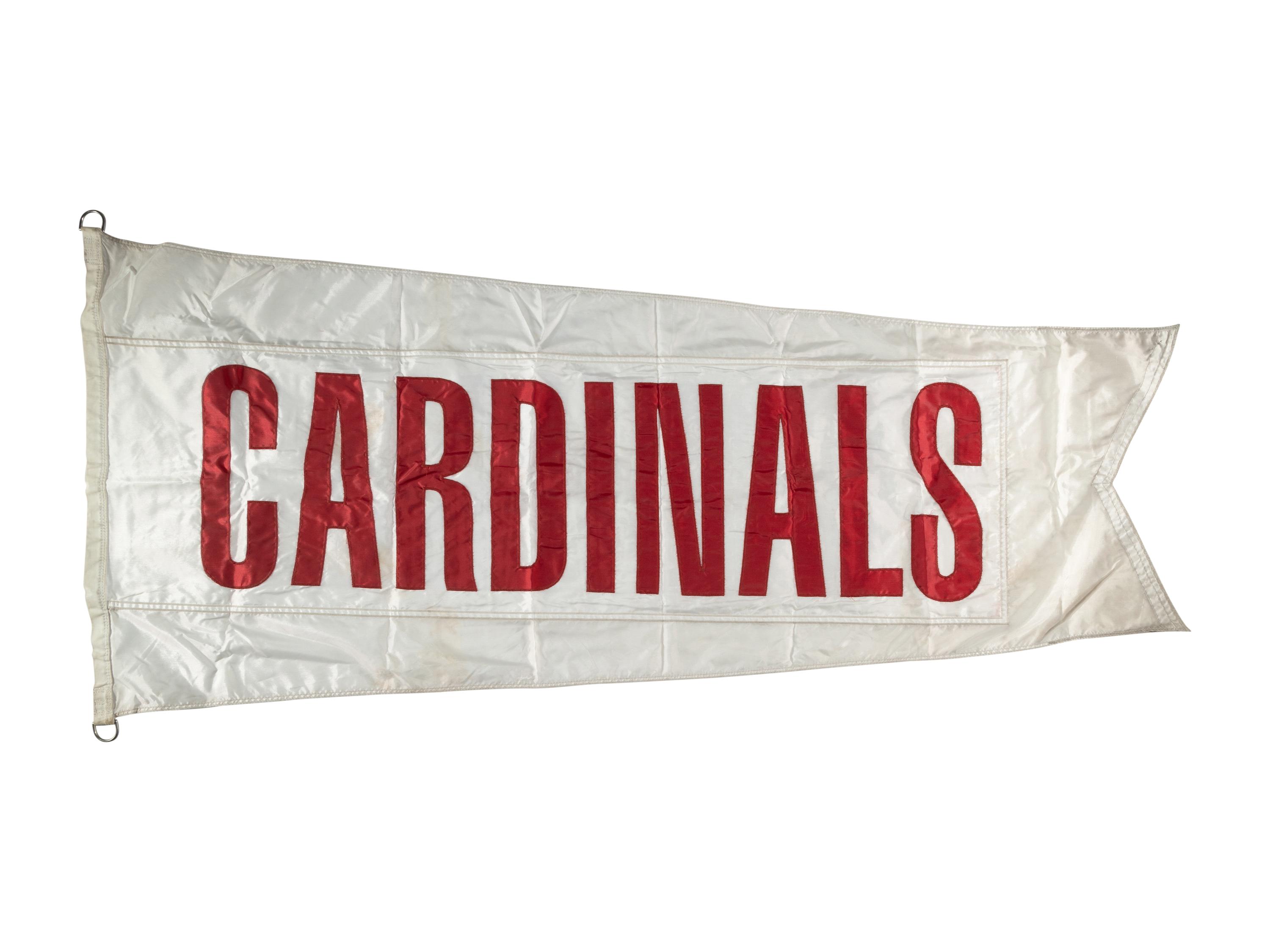A St. Louis Cardinals Pennant / Flag Flown at Wrigley Field