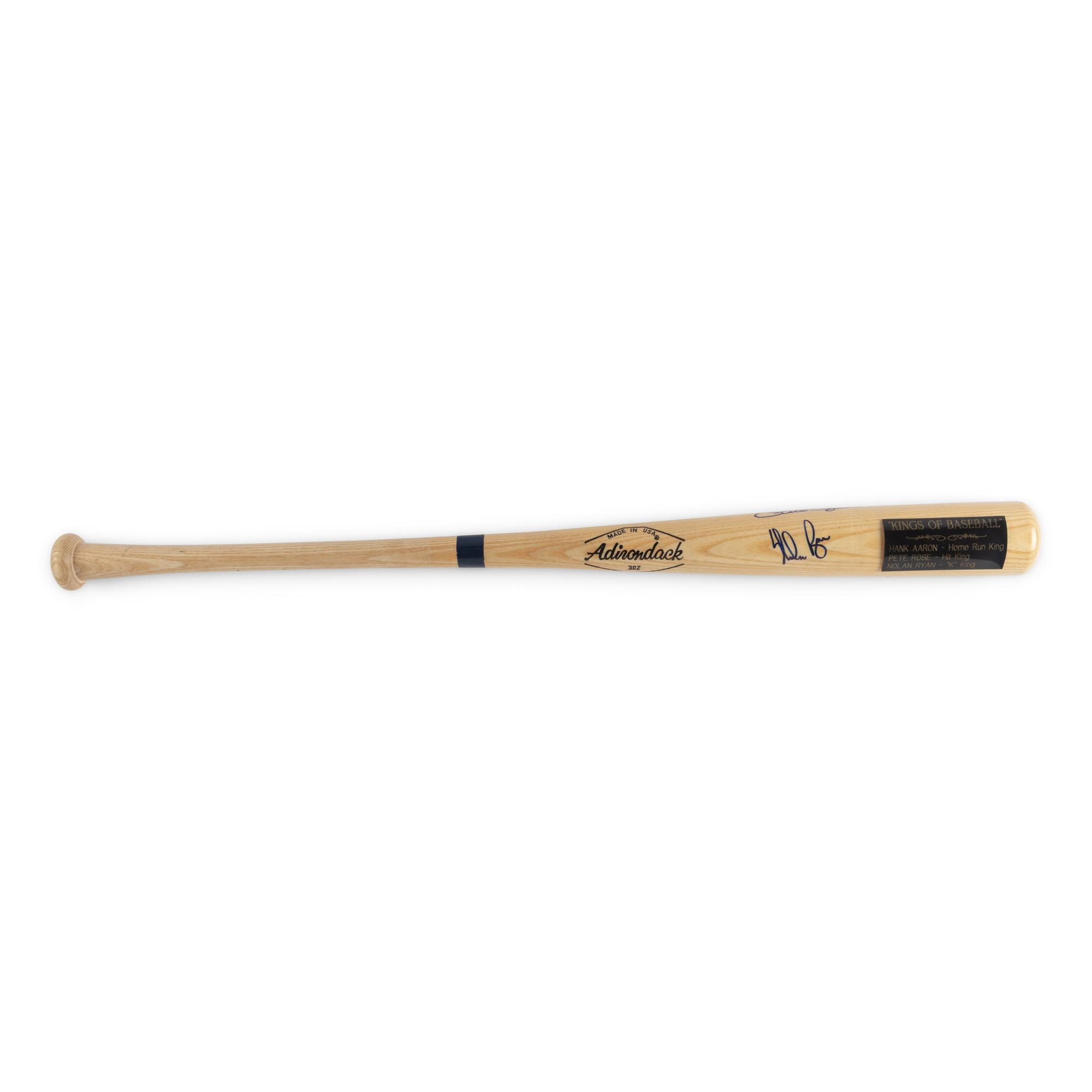 A Kings of Baseball Signed Autograph Bat (Beckett Authentication Services Letter)