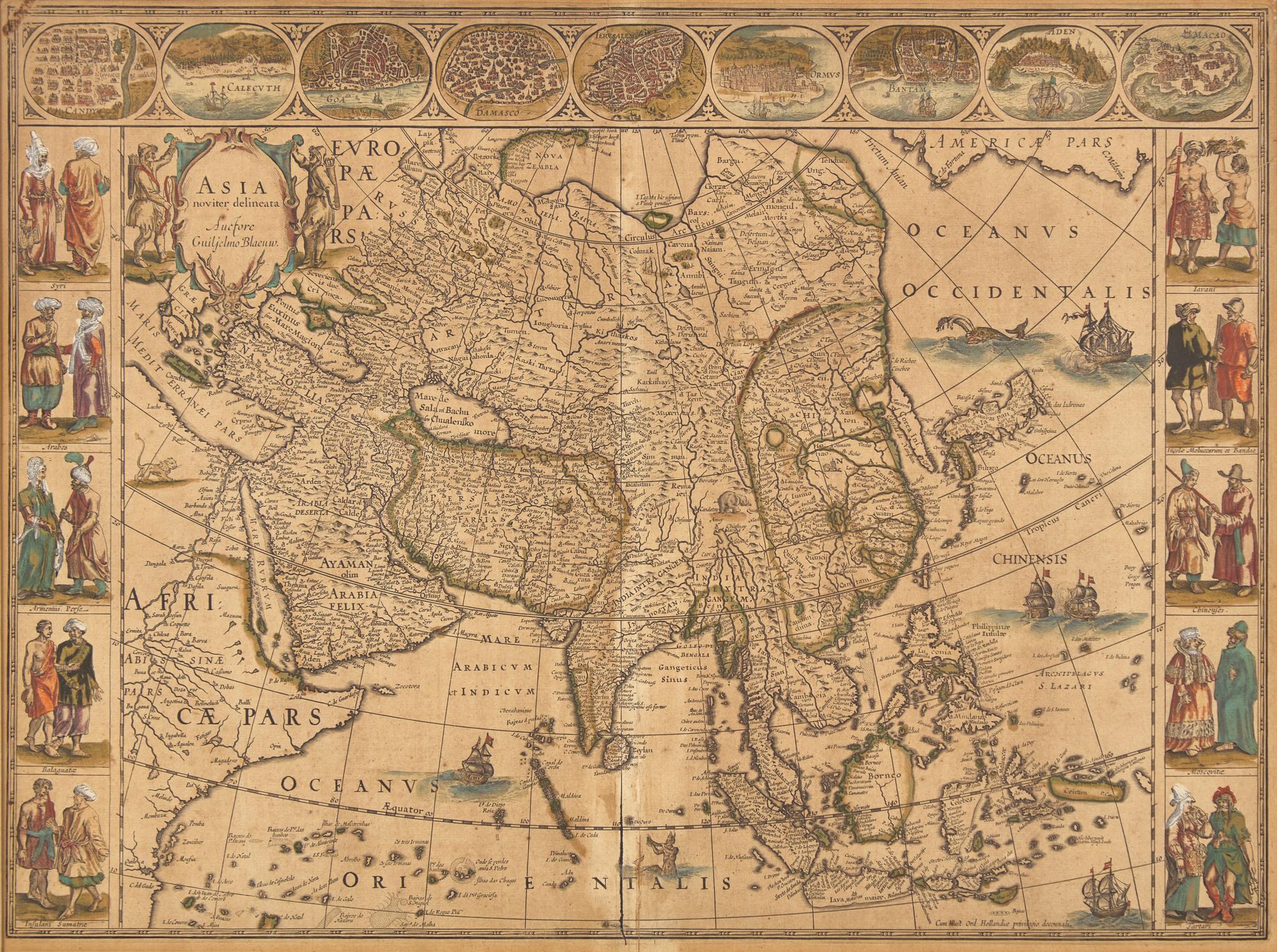 [Maps & Atlases] Blaeu, Willem. Asia noviter delineata