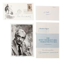 [EXPLORERS]. Autographs of explorers, astronauts, and other pioneers.