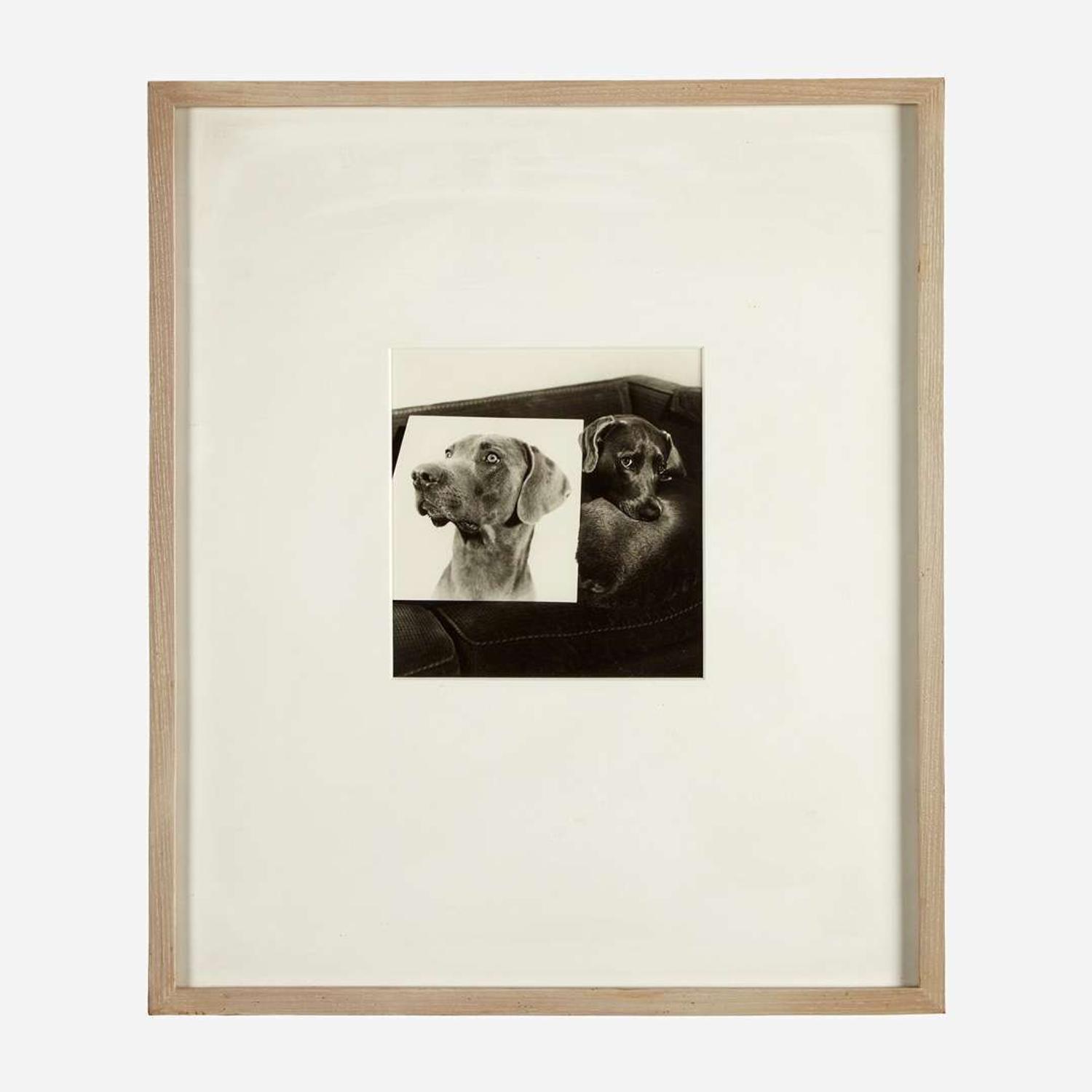 William Wegman (American, b. 1943) Double Portrait (plate VII from Man Ray: A Portfolio of 10 Photographs)