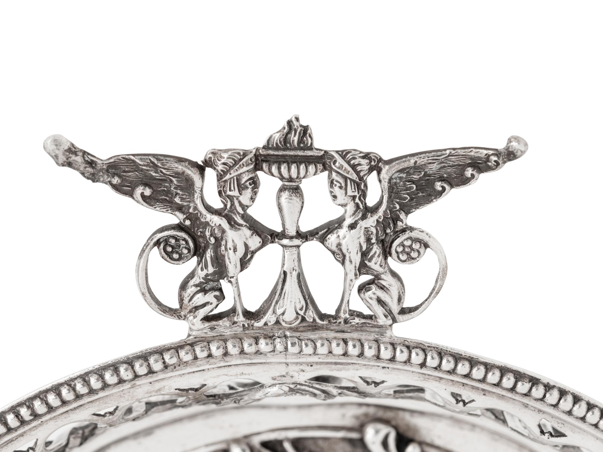 A Continental Silver Centerpiece Basket