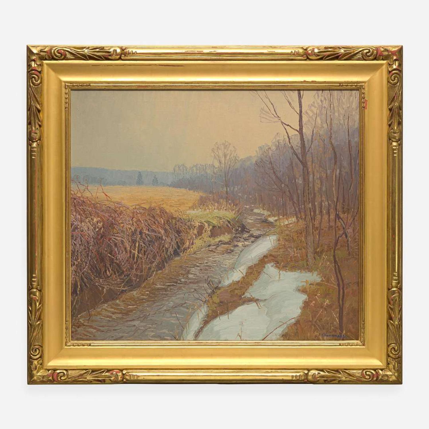 Kenneth R. Nunamaker (American, 1890–1957) Johnson's Brook (Above Centre Bridge)