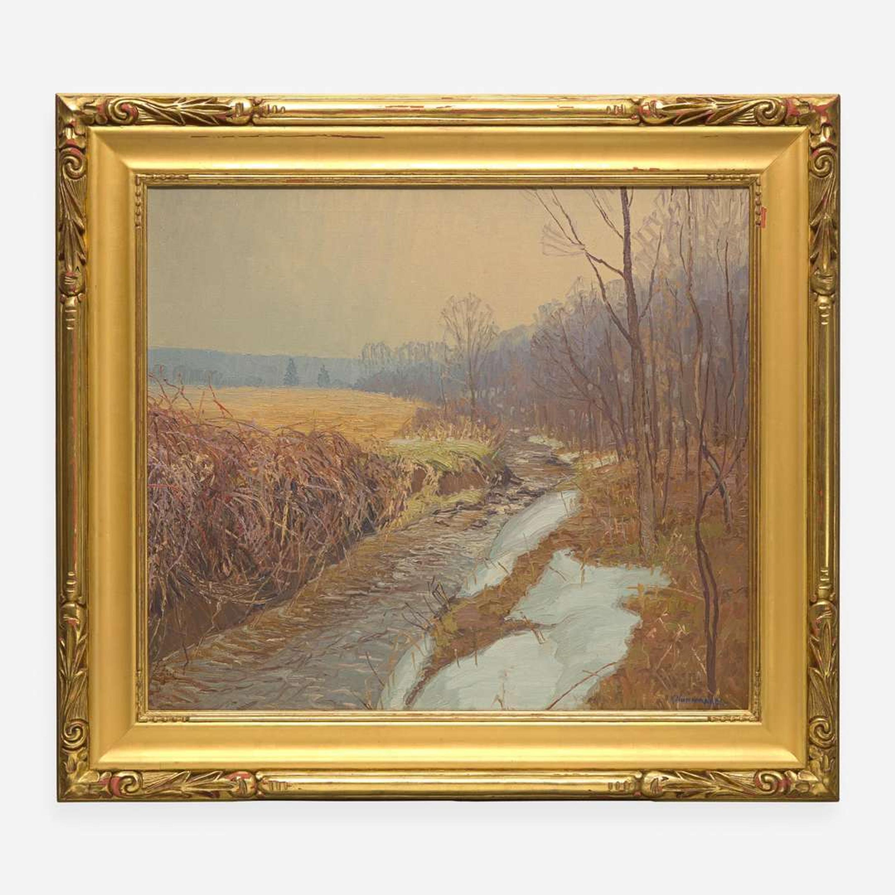 Kenneth R. Nunamaker (American, 1890–1957) Johnson's Brook (Above Centre Bridge)