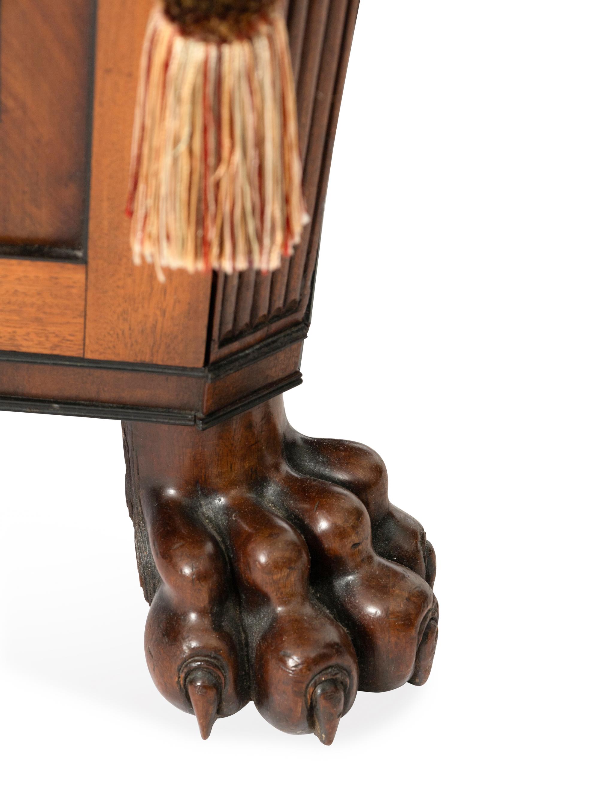 A Pair of Regency Mahogany Pedestal Cabinets
