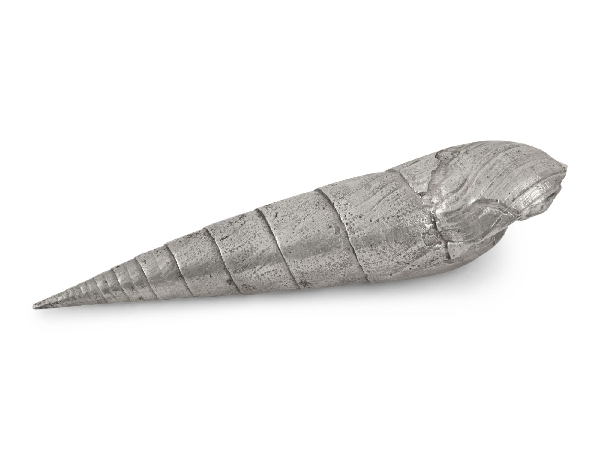 A Collection of Silvered Cast Metal Seashells