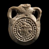 A Coptic Terracotta Ampulla