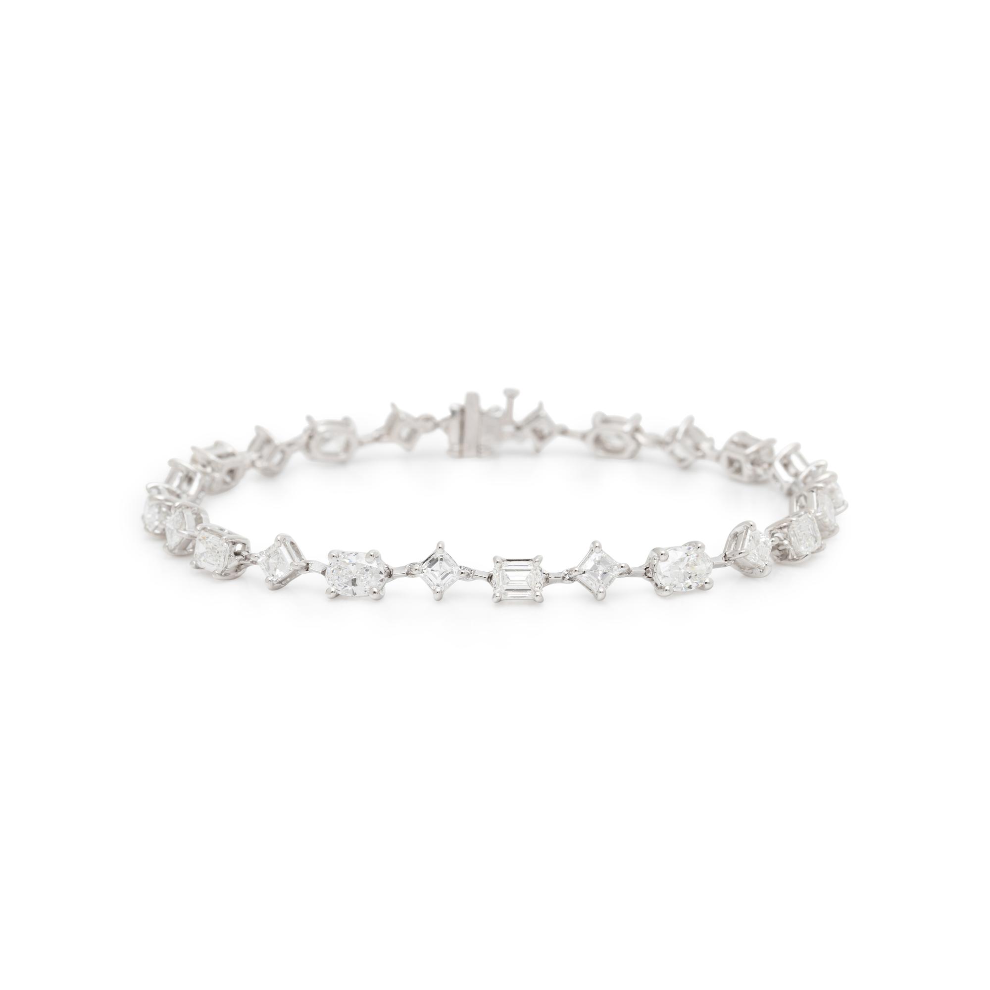 WHITE GOLD AND DIAMOND BRACELET