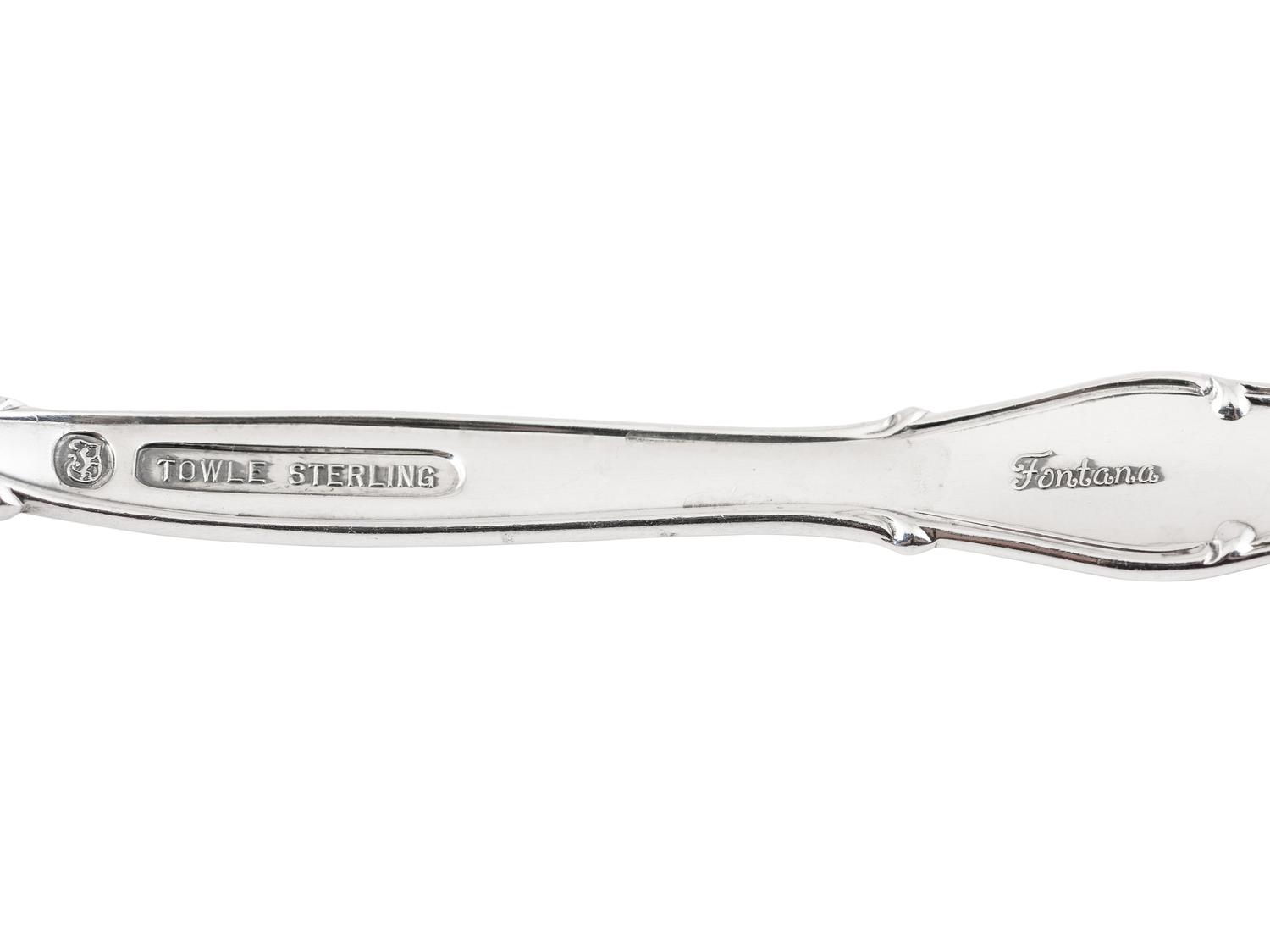 An American Silver Flatware Service