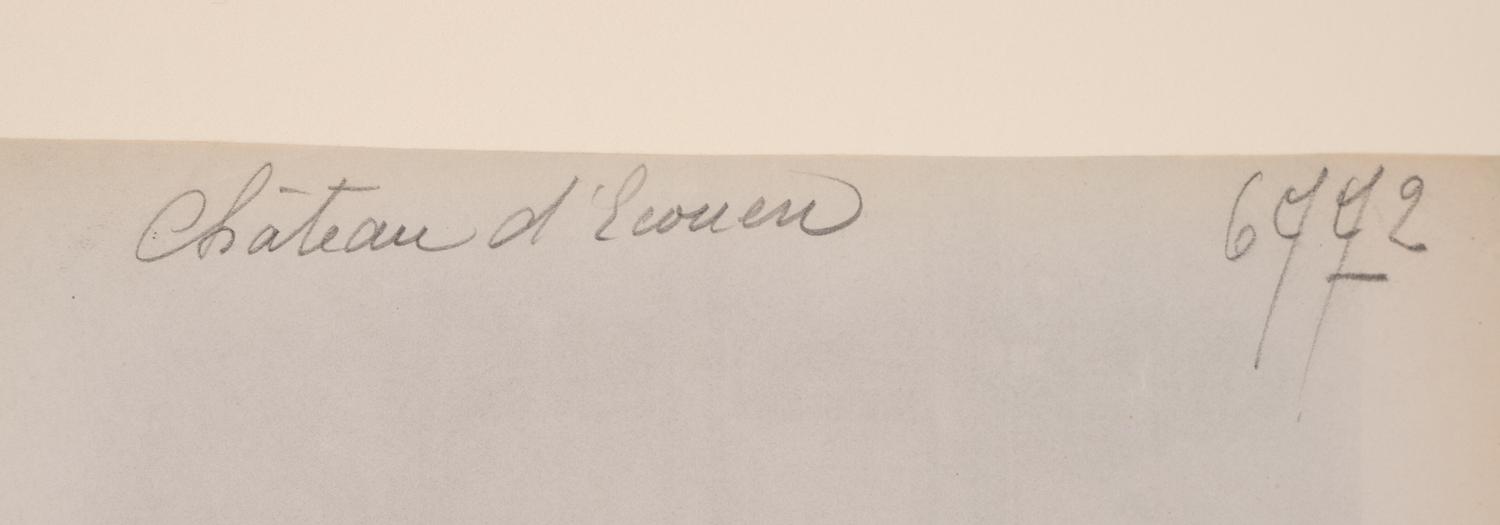 A group of three photographs (Compiègne–le Château , 1910; Château d'Écouen [6771] , 1911; Château d'Écouen [6772] , 1911)