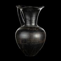 An Etruscan Bucchero Pitcher