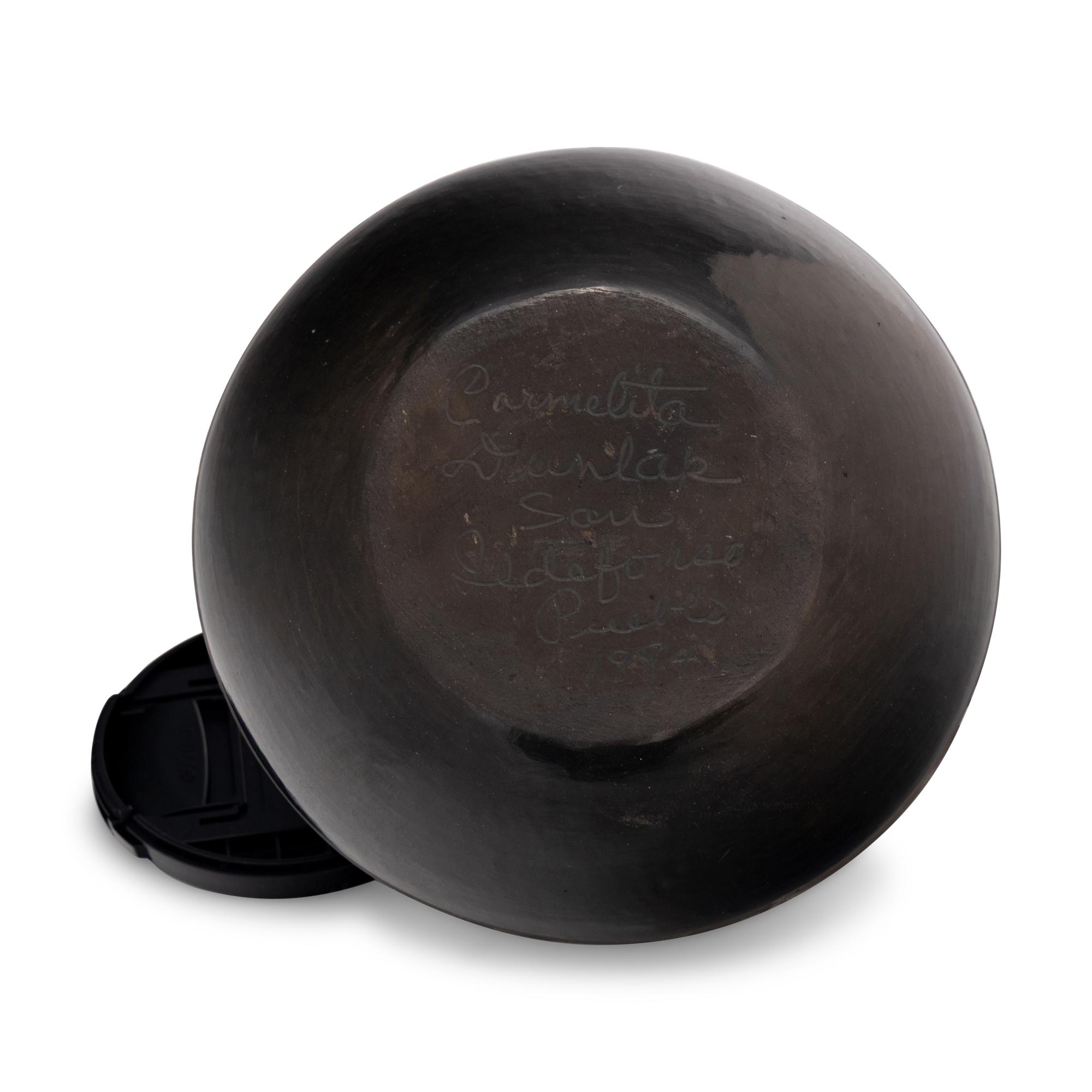 Blackware Pottery Jar