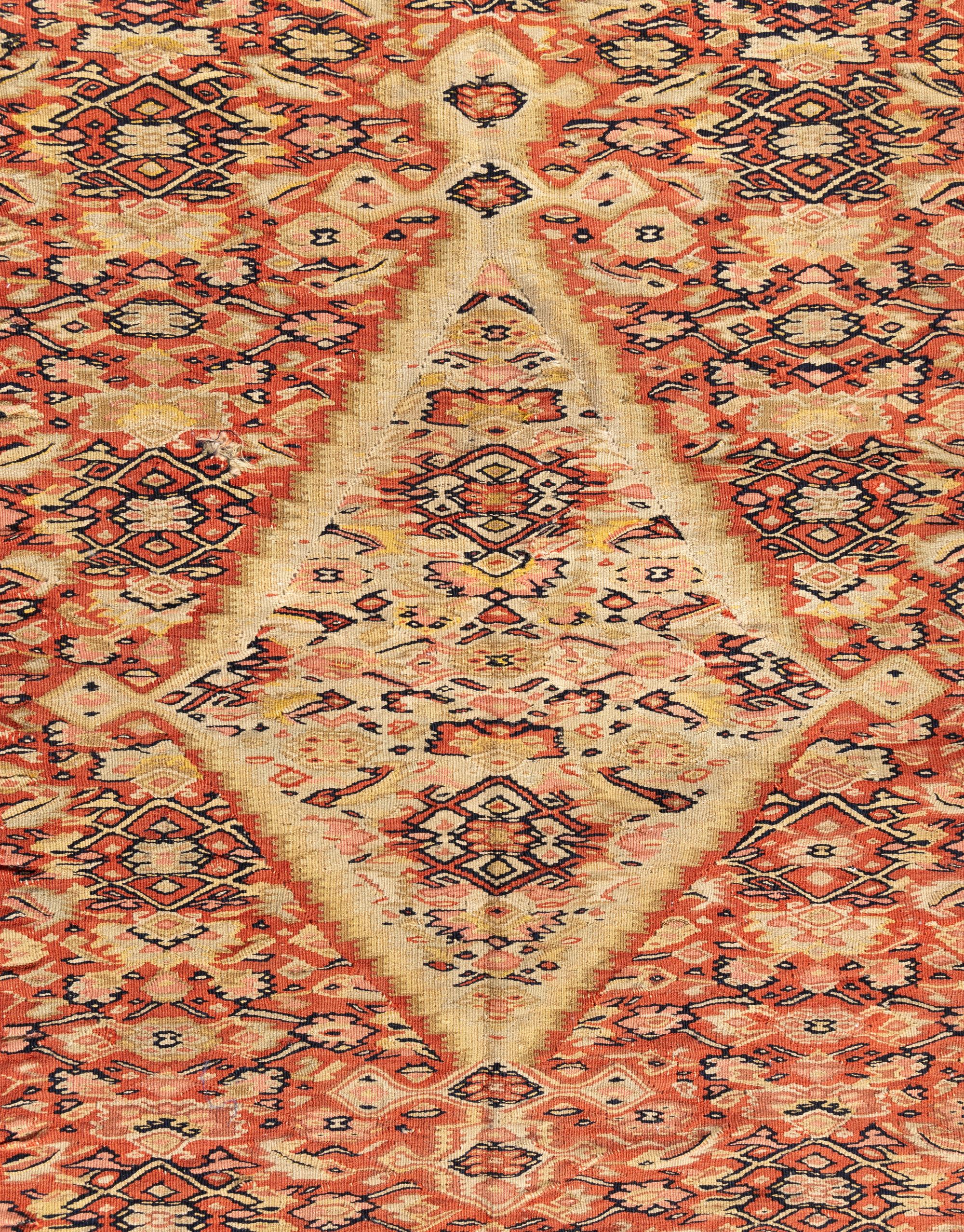 A Senneh Kilim Rug