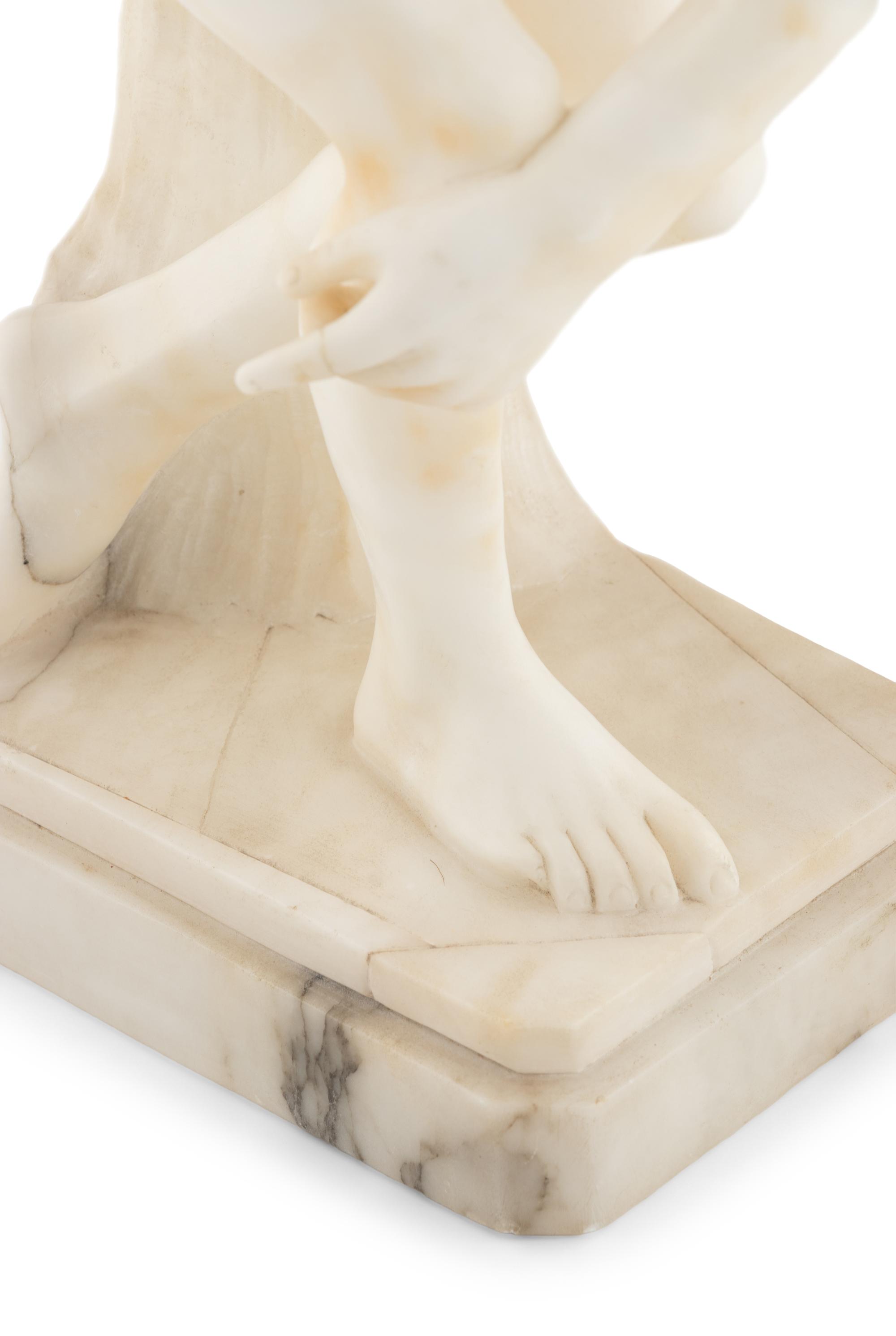 An Italian Marble Discobolus